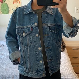 Levi’s Ex-Boyfriend Cotton Denim Trucker Jacket